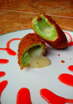 Foto resep Keju Goreng Pandan 