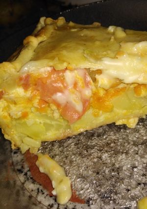 Una foto de Tarta de papa calabaza