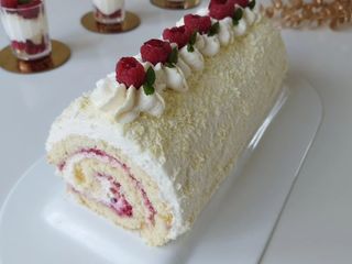 Bûche framboise