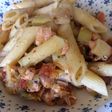 Macarrones con salmón