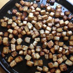 A picture of Sweet-Savory Glazed Tofu.