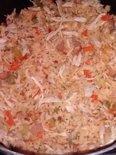 Una foto de Arroz con pollo