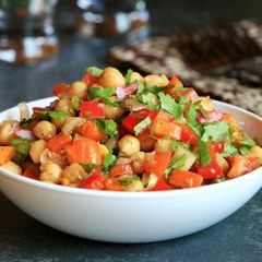 Chickpea salad A picture of Chickpea salad.