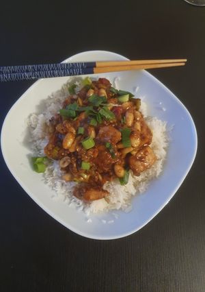 A picture of Kung Pao Chicken.