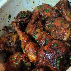 A picture of Isa's wet fry chicken.