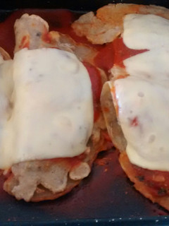 Una foto de Panqueques rellenos de pollo