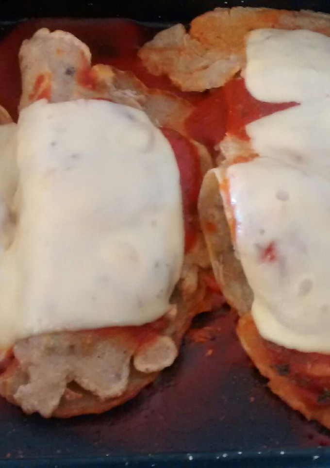 Una foto de Panqueques rellenos de pollo
