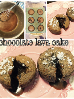 Foto resep molten chocolate lava cake
