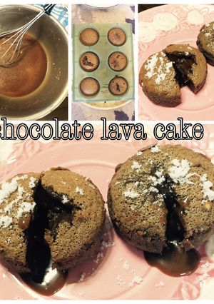Foto resep molten chocolate lava cake