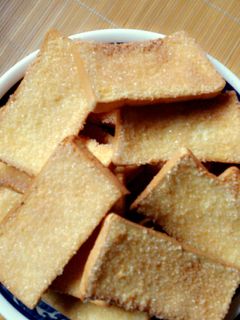 Foto resep roti tawar kering(bagelan)