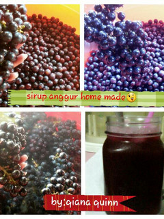 Foto resep sirup anggur home made