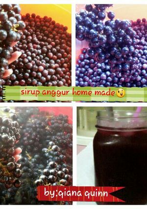 Foto resep sirup anggur home made