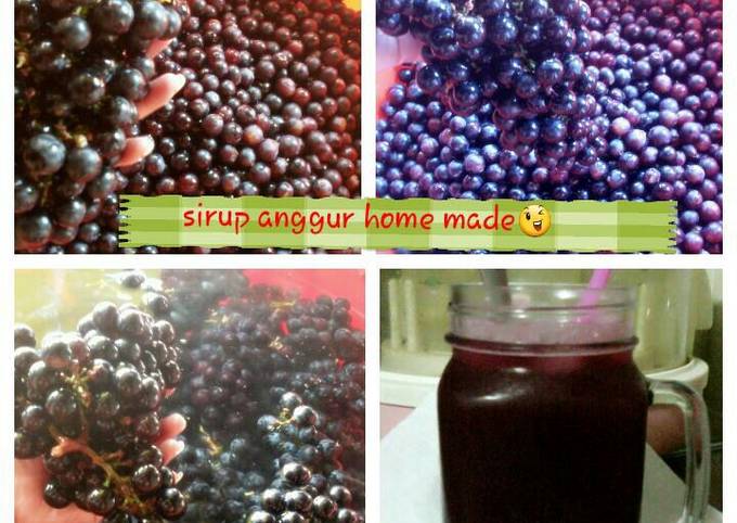 Resep sirup anggur home made yang Enak Banget