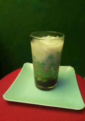 Foto resep Es cendol tepung beras