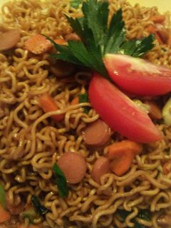 Foto resep mie goreng sosis