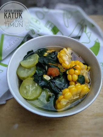 Cara Gampang Menyiapkan Resep  Sayur Bening Katuk Jagung Timun yang Lezat Sekali, Lezat