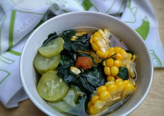 Standar Resep memasak Sayur Bening Katuk Jagung Timun dijamin nagih banget