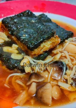 Foto resep Tahu Nenek Moyang / Tahu Jamur Enoki
