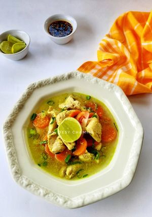 Foto resep Sup Ayam Kuning Khas Betawi