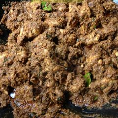 A picture of Nenek Eshah's Chicken Rendang.