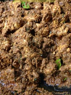 A picture of Nenek Eshah's Chicken Rendang.