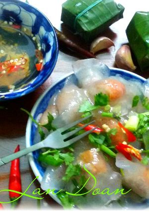 Hình của món Bánh bột lọc trần.