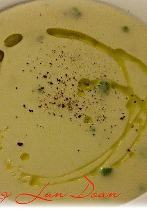 Hình của món Soup Măng Tây.