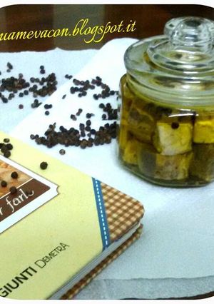 Hình của món Cá Ngừ ngâm dầu.