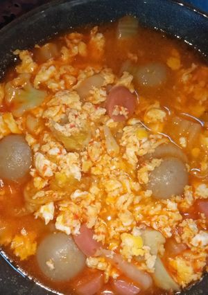 Foto resep Seblak cilok sosis mantul