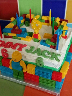 A picture of Vickys Lego Cake - Decoration Idea.