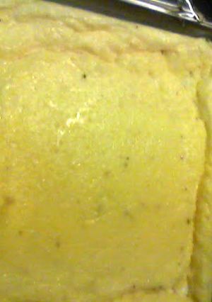 A picture of Jalapeño cheese grits casserole.