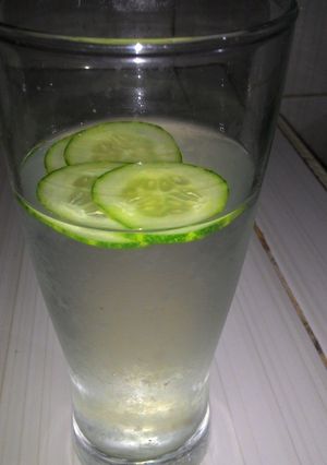 Foto resep infused water: ketimun