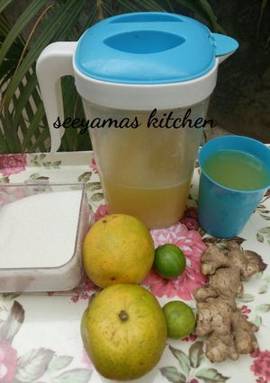 A picture of Ginger drink.