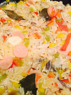 Una foto de Arroz con Pollo
