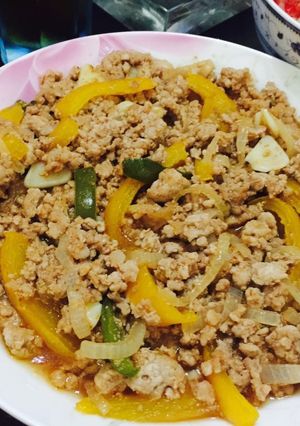 Una foto de Picadillo de Cerdo en salsa 