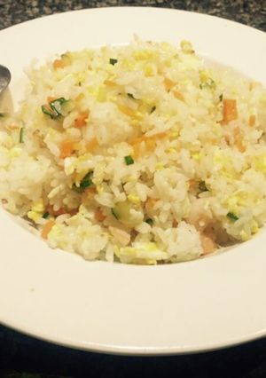 Una foto de Arroz frito 蛋炒饭。