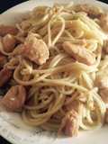 Espagueti con cerdo 