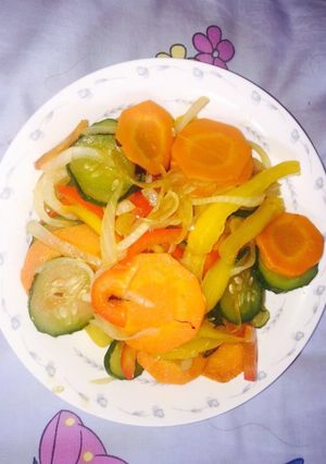 Una foto de Ensalada de colores 