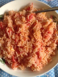 Una foto de Arroz salteado. 
