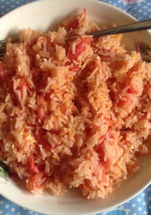 Una foto de Arroz salteado. 