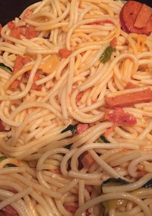 Una foto de Spaghetti rápido