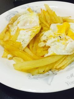 Una foto de Papas Extrelladas