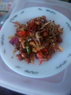 Foto resep Teri Kacang Pedas