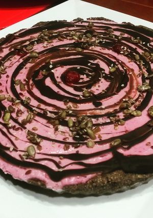 Una foto de Cheesecake de Frambuesas 