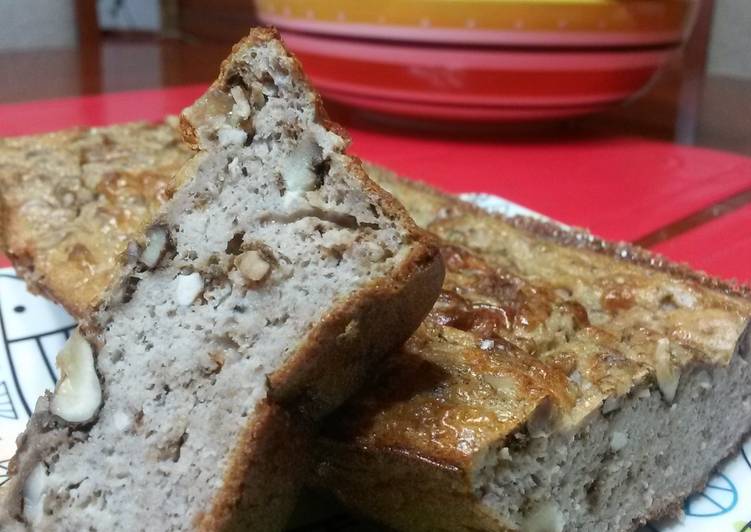 Queque de Avena Plátano Nuez Receta de Lucerito Fit- Cookpad