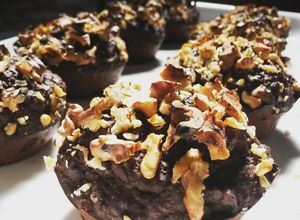 Una foto de Muffins de Chocolate Amargo 