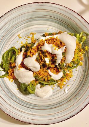 Foto di Spaghetti alle cime di rapa, bottarga e burrata