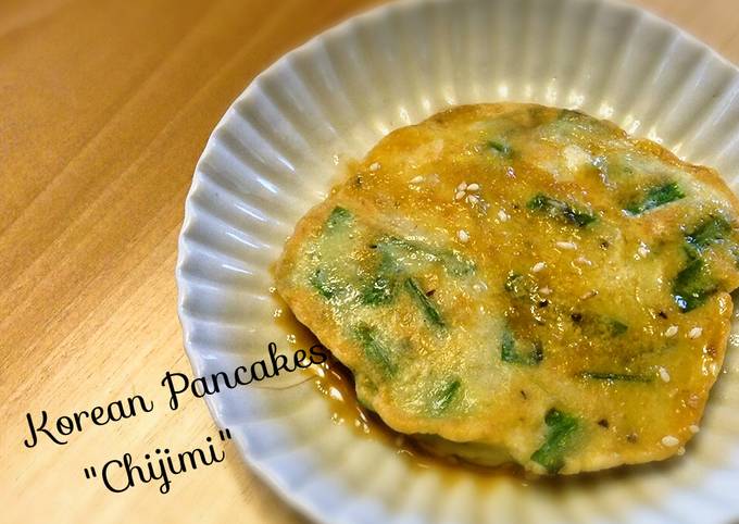 Scallion Pancake (Korean Pancakes "Chijimi")