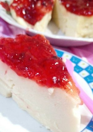 Foto resep Srawberry Cheese Cake Roti Tawar