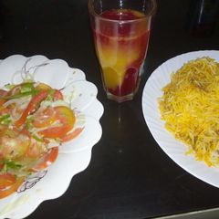 A picture of Chicken biryani#author marathon#my unique rice recipe contest.